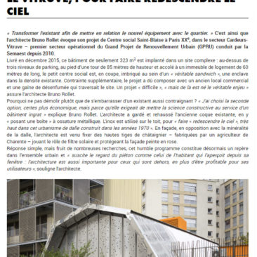 Rollet l'architecture d'aujourd'hui Vitruve